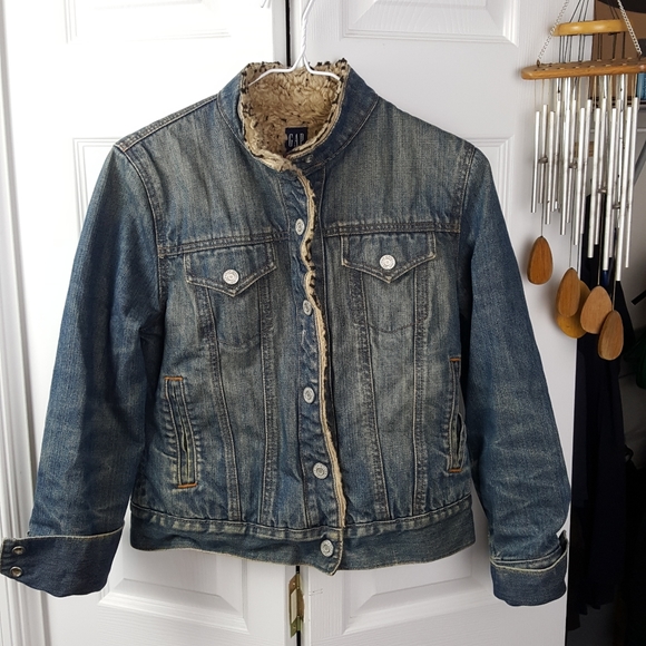 SO COOL Vintage  Gap XS jean jacket snap button - Picture 8 of 8